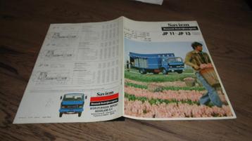 Folder  SAVIEM   JP 11 - JP 13  ,  12-1978 beschikbaar voor biedingen