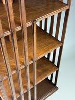 Boekenmolen eiken ca. 1900 antiek, Ophalen, Zo goed als nieuw