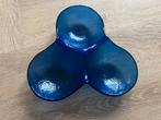 Serveerschaal blauw glas, Ophalen of Verzenden, Zo goed als nieuw, Glas