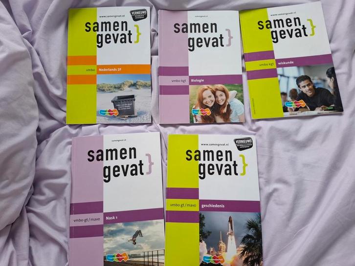 Samengevat boekjes vmbo gt/mavo, Boeken, Schoolboeken, Zo goed als nieuw, VMBO, Ophalen