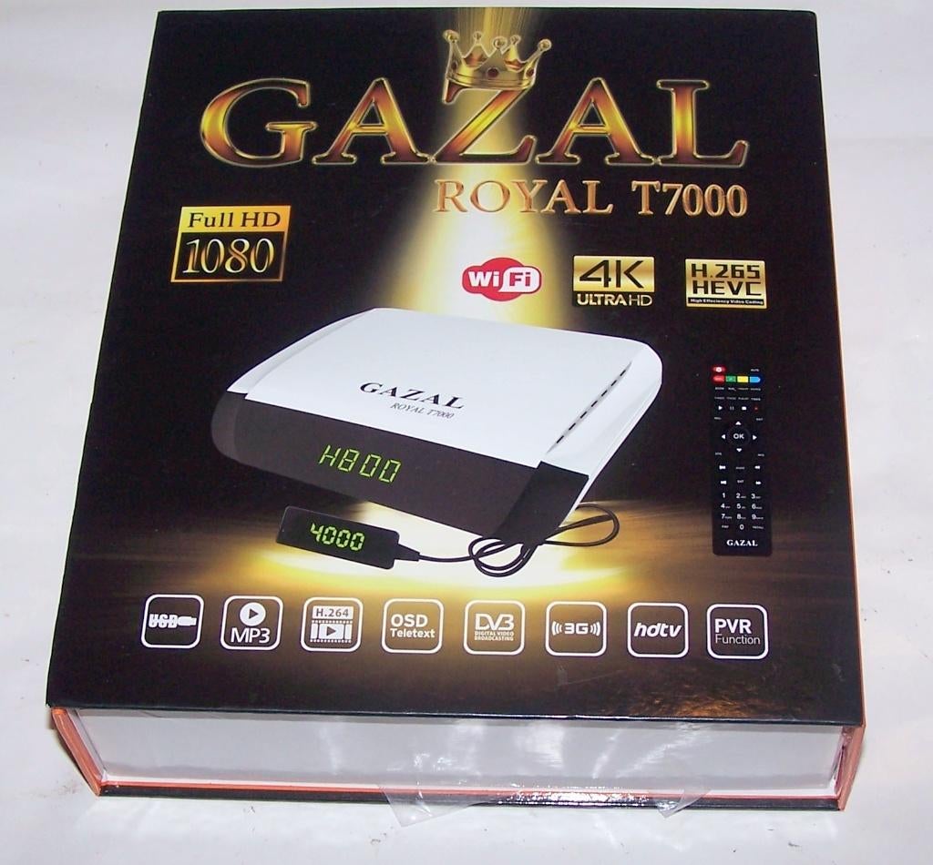 Gazal Royal T7000 Satelliet ontvanger. Complete set. Nieuw., Ophalen of Verzenden, Nieuw, (Schotel)antenne-accessoires, Overige merken