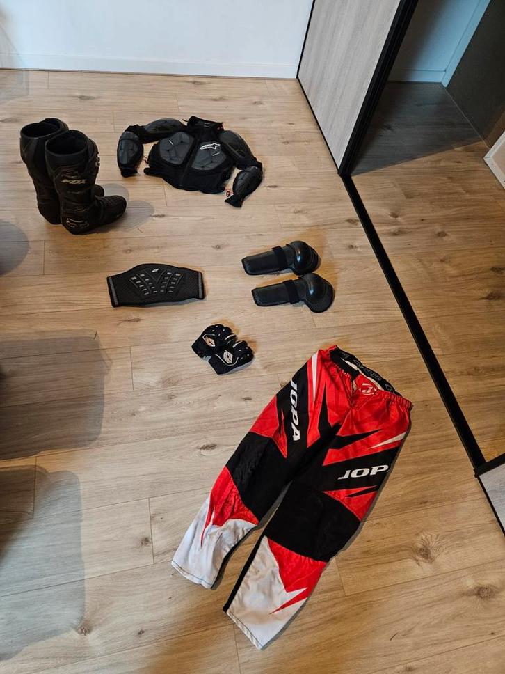 Motorcross Pak Jopa & Bodyprotector Alpinestars, Motoren, Kleding | Motorhelmen, Offroadhelm, Overige merken, Tweedehands, Ophalen of Verzenden