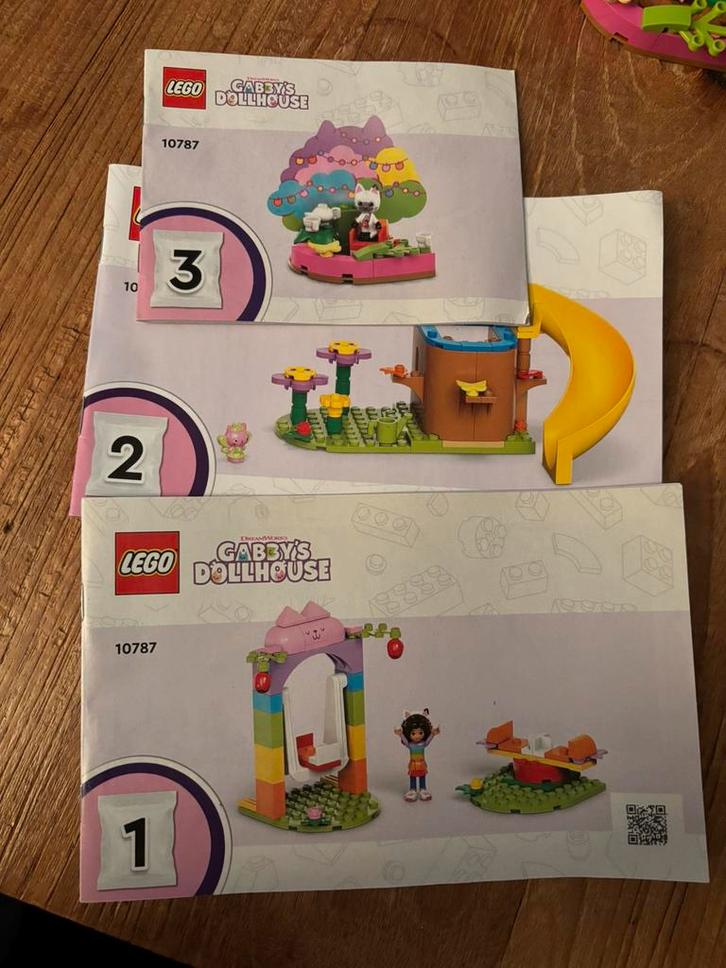Gabby’s dollhouse Kitty fee’s tuinfeestje 10787, Kinderen en Baby's, Speelgoed | Bouwstenen, Zo goed als nieuw, Ophalen of Verzenden
