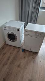 Miele wasmachine en droger, Witgoed en Apparatuur, Wasmachines, Ophalen, Gebruikt, 1200 tot 1600 toeren, 85 tot 90 cm