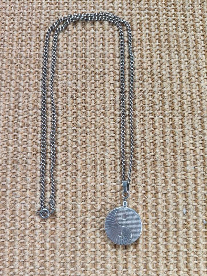 Biiostabil -2000 Ketting met Hanger, Sieraden, Tassen en Uiterlijk, Kettingen, Overige materialen, Zilver, Met hanger, Ophalen of Verzenden