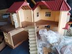 Sylvanian family landhuis, auto,tram, keuken, bad/slaapkamer, Ophalen of Verzenden, Gebruikt, Toebehoren