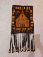 Vintage wandkleedje Pools Polen bruin oranje 57/40, Gebruikt, Etten-Leur, DJT@dejuistetoon.eu, Ophalen of Verzenden