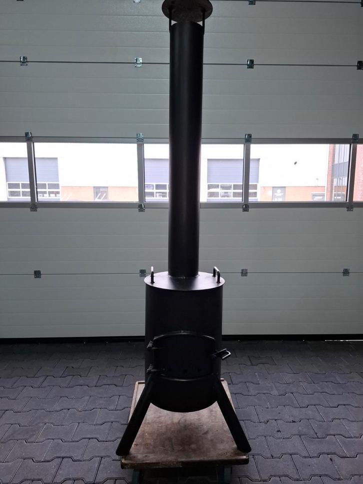 Gietijzeren Tuinhaard - Sfeervolle Warmte!, Huis en Inrichting, Kachels, Zo goed als nieuw, Vrijstaand, Houtkachel, Hout, Ophalen