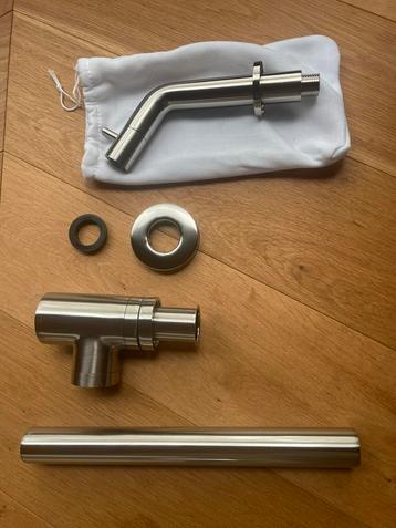 INK fonteinkraan wandmodel brushed nickel NEW beschikbaar voor biedingen
