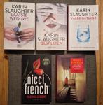 5 thrillers: 3 Karin Slaughter en 2 Nicci French, Boeken, Ophalen of Verzenden, Gelezen, Karin Slaughter
