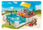 Playmobil 5575 Zwembad met zonneterras, Ophalen of Verzenden, Zo goed als nieuw, Complete set