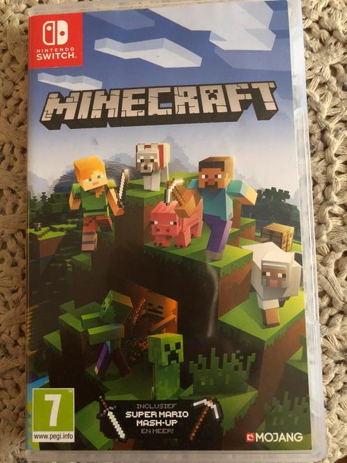 Minecraft, Spelcomputers en Games, Games | Nintendo Switch, Zo goed als nieuw, Overige genres, 1 speler, Vanaf 12 jaar, Online