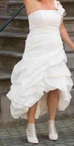 Trouwjurk + onderkleding en tasje BIEDEN, Kleding | Dames, Trouwkleding en Trouwaccessoires, Trouwjurk, Wit, Ophalen of Verzenden