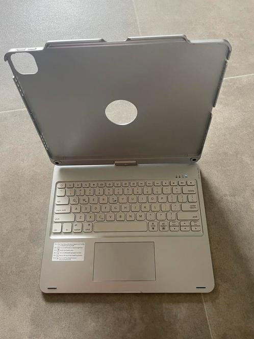Ipad cover met toetsenbord met touchpad, Computers en Software, Tablet-hoezen, Zo goed als nieuw, 10 inch, Ophalen of Verzenden