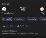 3 seizoenskaarten sparta psv, Tickets en Kaartjes, Sport | Voetbal, Seizoenskaart