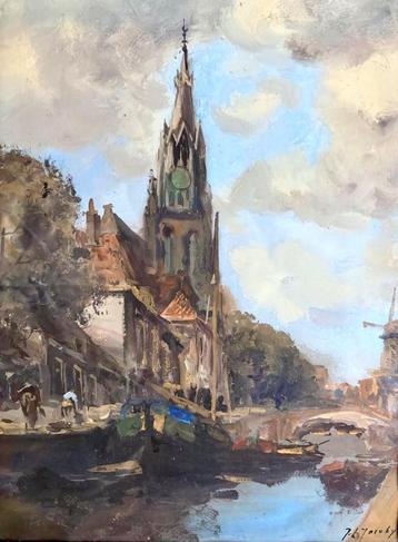 Adriaan Terhell (1863) - de Nieuwe Kerk van Delft beschikbaar voor biedingen