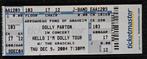 DOLLY PARTON Ongebruikte Concert Ticket 09/12/2004 Anaheim, Ophalen of Verzenden, Nieuw, Foto of Kaart