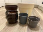 Flower plant pot, Tuin en Terras, Bloempotten, Rond, Ophalen of Verzenden, Aardewerk, Minder dan 40 cm