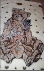 Vintage(kinder)deken met rits 100%Schapenwol 90x130 cm, Ophalen of Verzenden