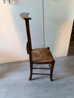 Oud stoeltje met rieten zitting, Huis en Inrichting, Stoelen, Ophalen, Gebruikt, Bruin, Eén