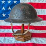 ORIGINELE US M17A1 KELLY HELM 37TH BUCKEYE DIVISION, Verzamelen, Militaria | Tweede Wereldoorlog, Ophalen of Verzenden, Landmacht