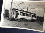 FOTO 1960 REMISE WASSENAAR OUDE TRAM, Verzenden, Zo goed als nieuw, Tram, Kaart of Prent