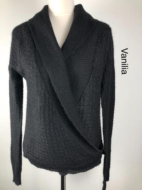 Vanilia Vest  (mt: 40) 12,6/6693, Kleding | Dames, Truien en Vesten, Zo goed als nieuw, Maat 38/40 (M), Zwart, Ophalen of Verzenden