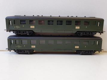 HORNBY acH0 733 SNCF Sneltreinrijtuig met interieur 2 stuks beschikbaar voor biedingen