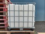IBC te koop met kunstof bodem, Tuin en Terras, Regentonnen, 150 liter of meer, Ophalen, Zo goed als nieuw, Kunststof