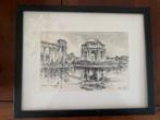 Pentekening californie San Francisco, Antiek en Kunst, Kunst | Tekeningen en Foto's, Ophalen of Verzenden