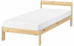 Grenen Logeerbed, Huis en Inrichting, Ophalen, Gebruikt, 90 cm, 200 cm