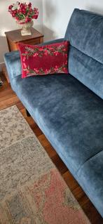 Prachtige 3 zits-bank met neksteun, Ophalen, Driepersoons, 75 tot 100 cm, Zo goed als nieuw