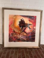 Zeefdruk Marthijn de Groot - Abstracte Compositie, Ophalen of Verzenden