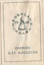 scouting INDABA 1960 Ommen - Padvinders Hoofdkwartier Utrec., Verzamelen, Scouting, Ophalen of Verzenden, Embleem, Speld of Insigne