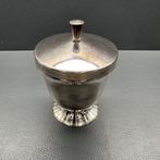 Suikerpot - verzilverd - jaren 60/70 Hooijkaas Douwe Egberts, Antiek en Kunst, Ophalen