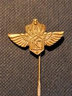 Vintage goud kleurig KLM speldje, Ophalen of Verzenden, Gebruikt, Overige typen