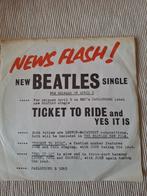 The Beatles  ticket to ride / yes it is, Cd's en Dvd's, Vinyl Singles, Rock en Metal, Gebruikt, Ophalen of Verzenden, 7 inch