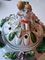 Antieke Bonbonnière met Engeltjes, Antiek en Kunst, Ophalen of Verzenden