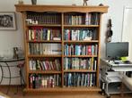 Handgemaakte massief eikenhouten boekenkast, Huis en Inrichting, Kasten | Boekenkasten, 150 tot 200 cm, 25 tot 50 cm, 150 tot 200 cm