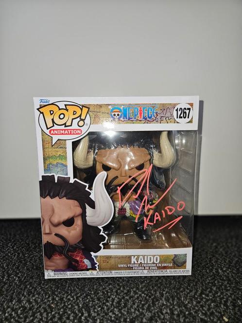 One Piece Funko Pop Kaido 1267. GESIGNEERD!!!, Verzamelen, Poppetjes en Figuurtjes, Zo goed als nieuw, Ophalen of Verzenden