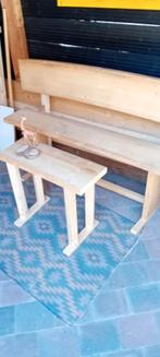 Tuinbank met tafel, Ophalen, Zo goed als nieuw, Hout