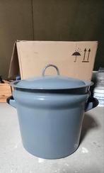 Oude Emaille Wasketel met Deksel, Ophalen