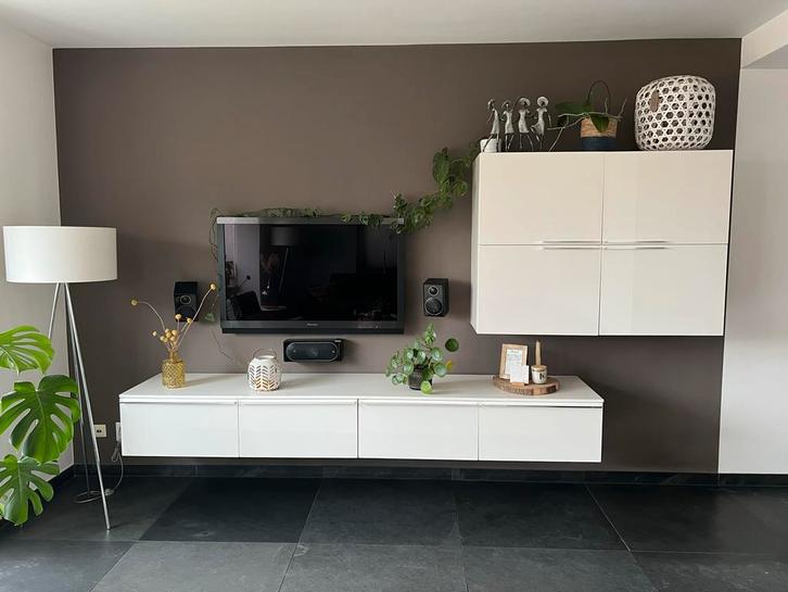 MisuraEmme dressoir wit hoogglans - Italiaans design, Huis en Inrichting, Kasten | Televisiemeubels, Zo goed als nieuw, 100 tot 150 cm