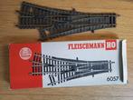 Fleischmann 3 wegwissel 6057 in OVP, Gebruikt, Gelijkstroom, Fleischmann, Rails