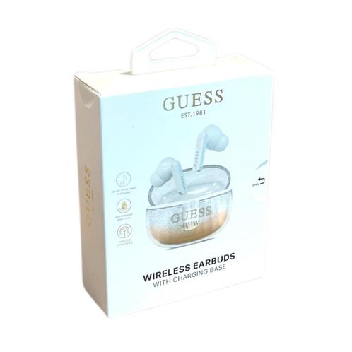 Guess Wireless Earbuds Witch Charching Base, Goud/Gold | Nie, Audio, Tv en Foto, Koptelefoons, Zo goed als nieuw