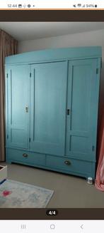 Landelijke, brocante,shabby chic gerestylde kast kledingkast, Huis en Inrichting, Kasten | Kledingkasten, Ophalen of Verzenden