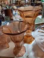 Art Deco Roze Persglazen Vazen, Antiek en Kunst, Antiek | Vazen, Ophalen of Verzenden