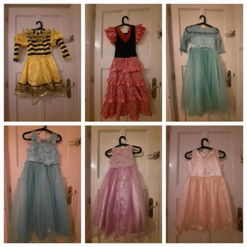 Prachtige verkleed prinssessen jurken in 1 koop  beschikbaar voor biedingen