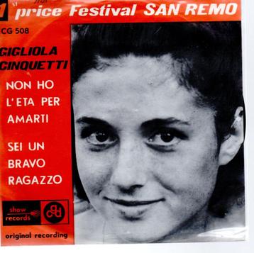 Gigliola Cinquetti: Non ho l'eta per amarti beschikbaar voor biedingen