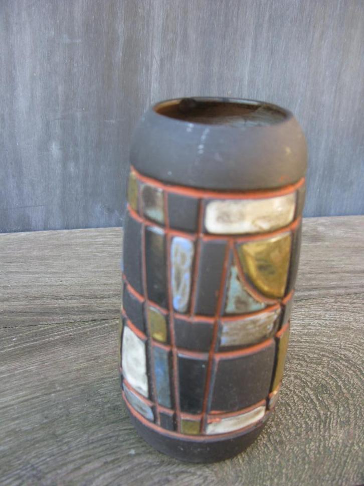 DOK MILSBEEK PIET KURSTJENS KERAMIEK VAAS, Antiek en Kunst, Antiek | Keramiek en Aardewerk, Ophalen of Verzenden